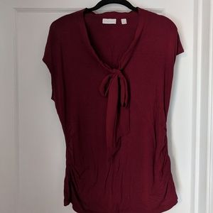 EUC Burgundy Blouse